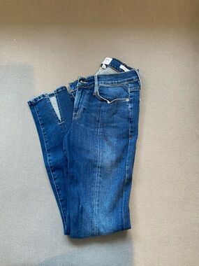 Frame Denim Women's Skinny Jeans in Medium Blue Wash